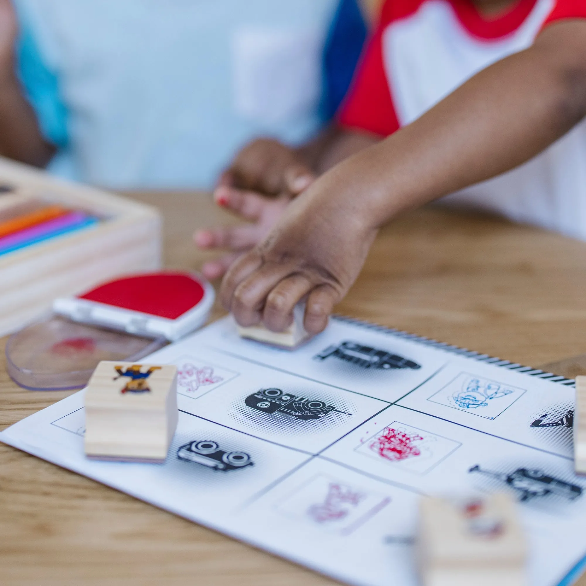 PAW Patrol Wooden Stamps Activity Set>Melissa & Doug