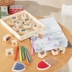PAW Patrol Wooden Stamps Activity Set><noscript><img width=
