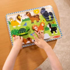 Pets Chunky Puzzle - 8 Pieces>Melissa & Doug Discount