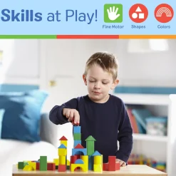 100-Piece Wood Blocks Set><noscript><img width=