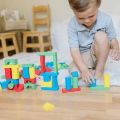 100-Piece Wood Blocks Set><noscript><img width=