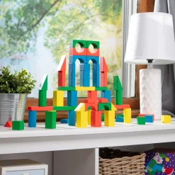 100-Piece Wood Blocks Set><noscript><img width=