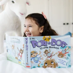 Poke-a-Dot: 10 Little Monkeys Board Book><noscript><img width=
