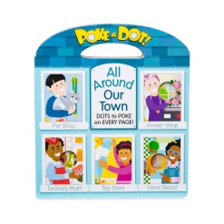 Poke-a-Dot: All Around Our Town Board Book with Handle>Melissa & Doug