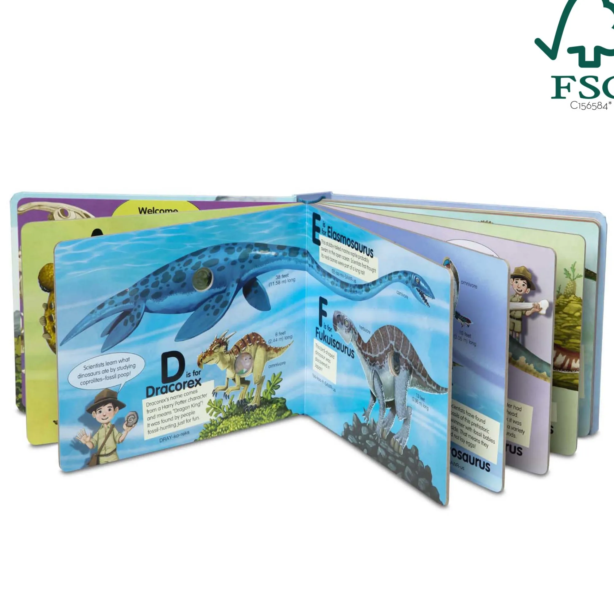 Poke-a-Dot: Dinosaurs A to Z Board Book>Melissa & Doug New