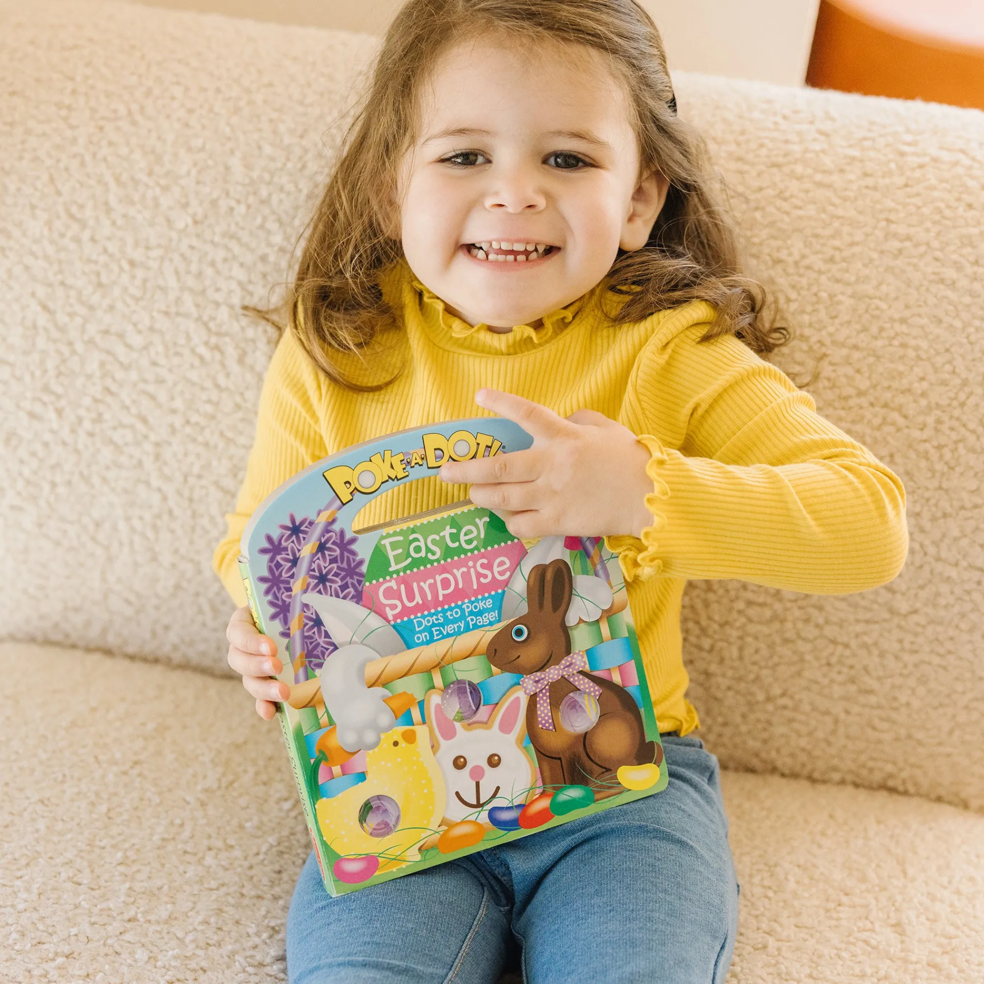 Poke-a-Dot: Easter Surprise Board Book>Melissa & Doug Clearance