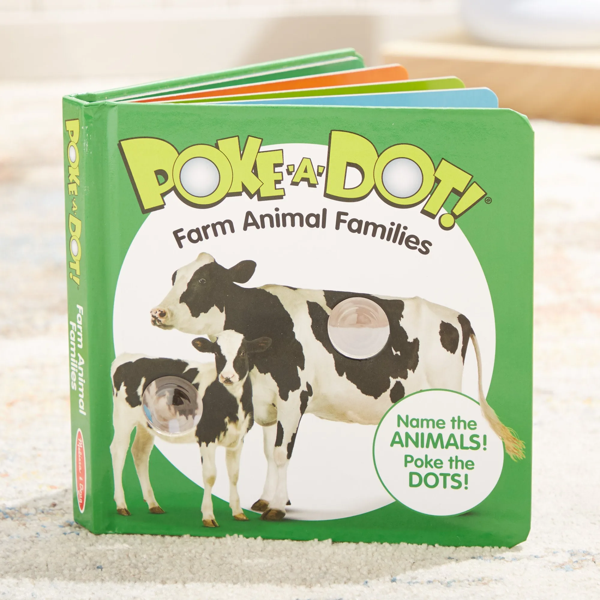 Poke-a-Dot: Farm Animal Families Board Book>Melissa & Doug New