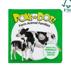 Poke-a-Dot: Farm Animal Families Board Book><noscript><img width=