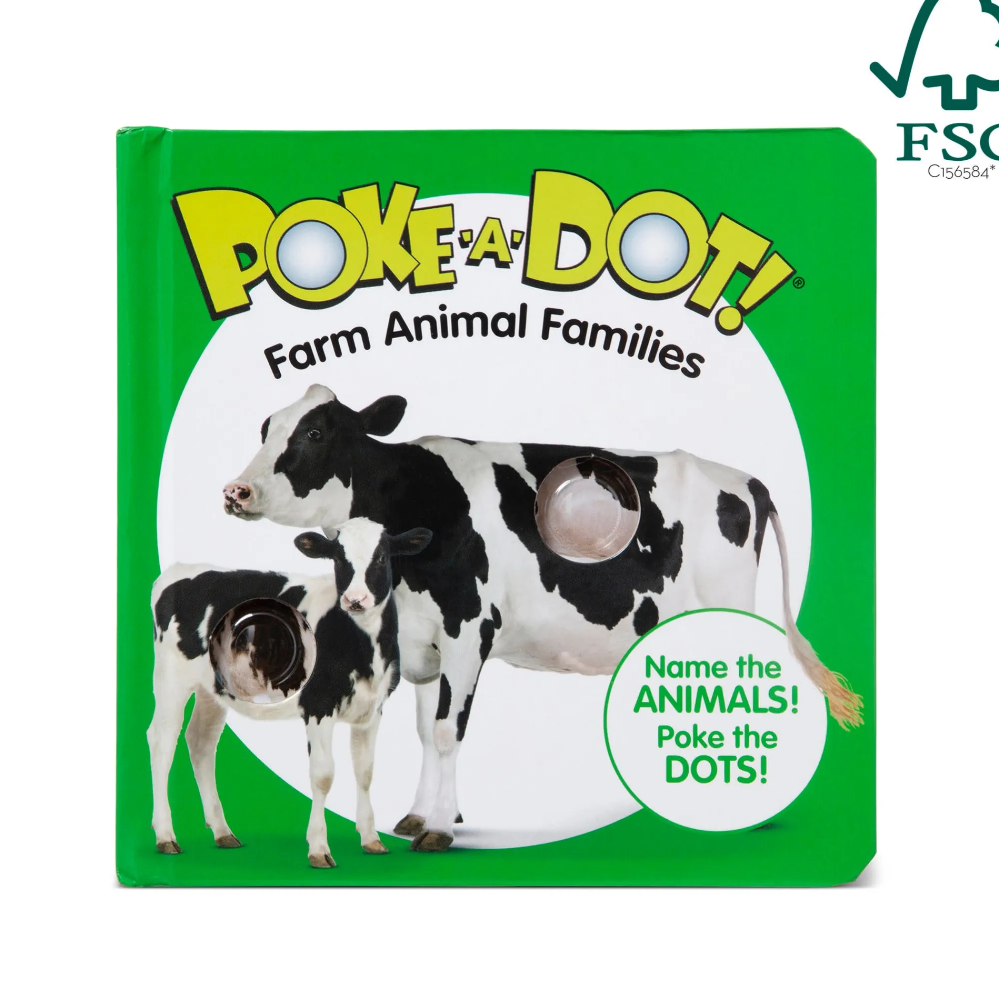 Poke-a-Dot: Farm Animal Families Board Book>Melissa & Doug New