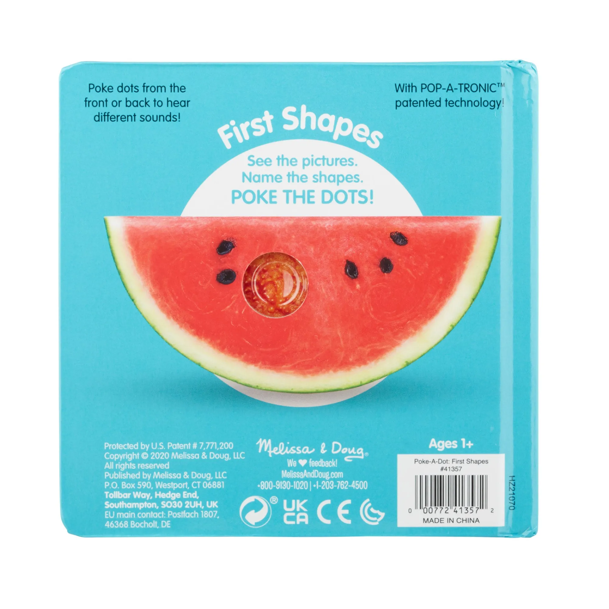 Poke-a-Dot: First Shapes Board Book>Melissa & Doug