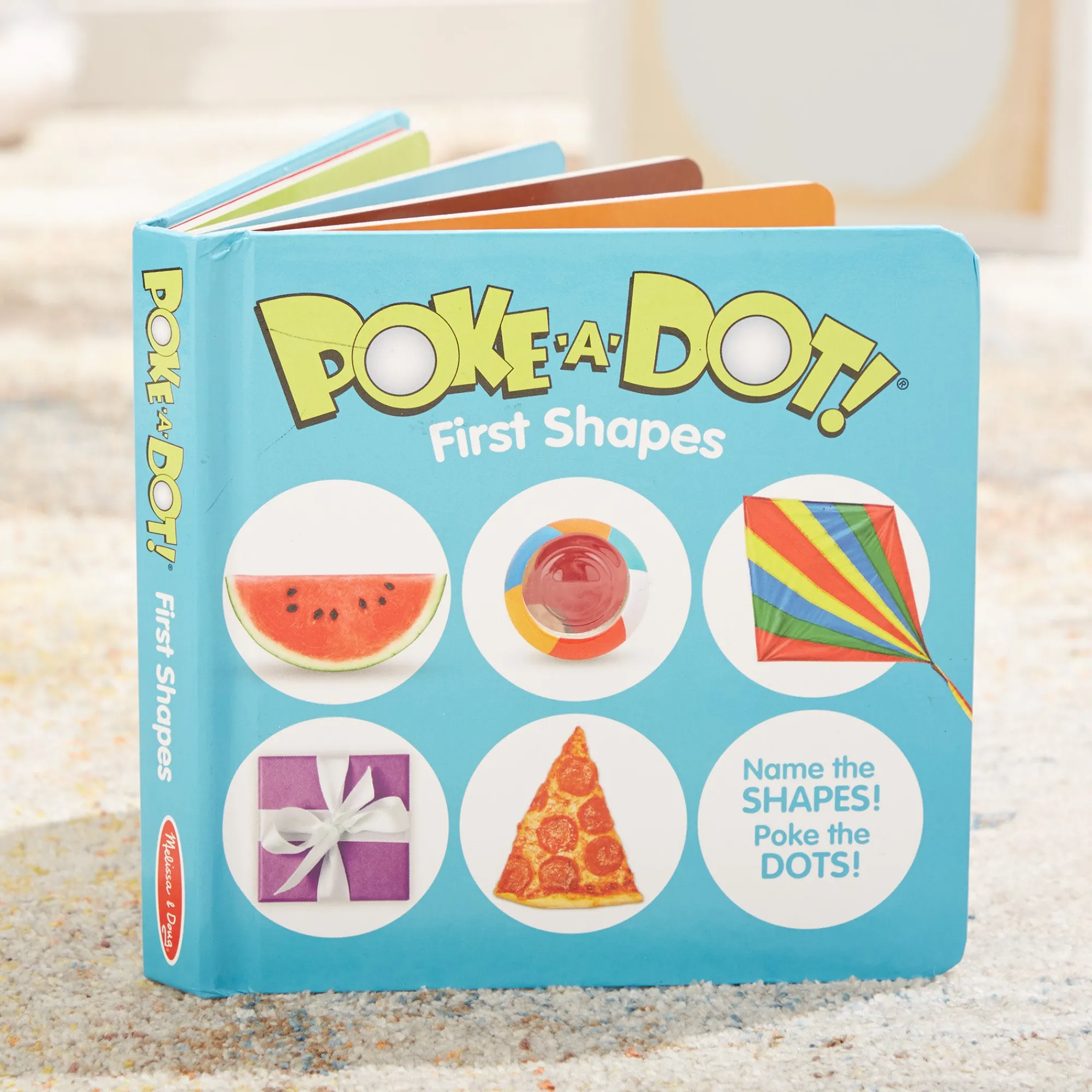Poke-a-Dot: First Shapes Board Book>Melissa & Doug