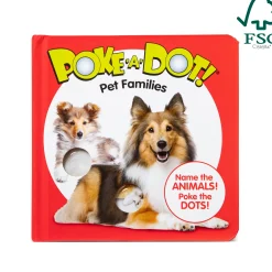 Poke-a-Dot: Pet Families Board Book><noscript><img width=