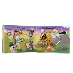 Poke-a-Dot: The Wheels on the Bus Wild Safari Board Book><noscript><img width=