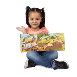 Poke-a-Dot: The Wheels on the Bus Wild Safari Board Book><noscript><img width=