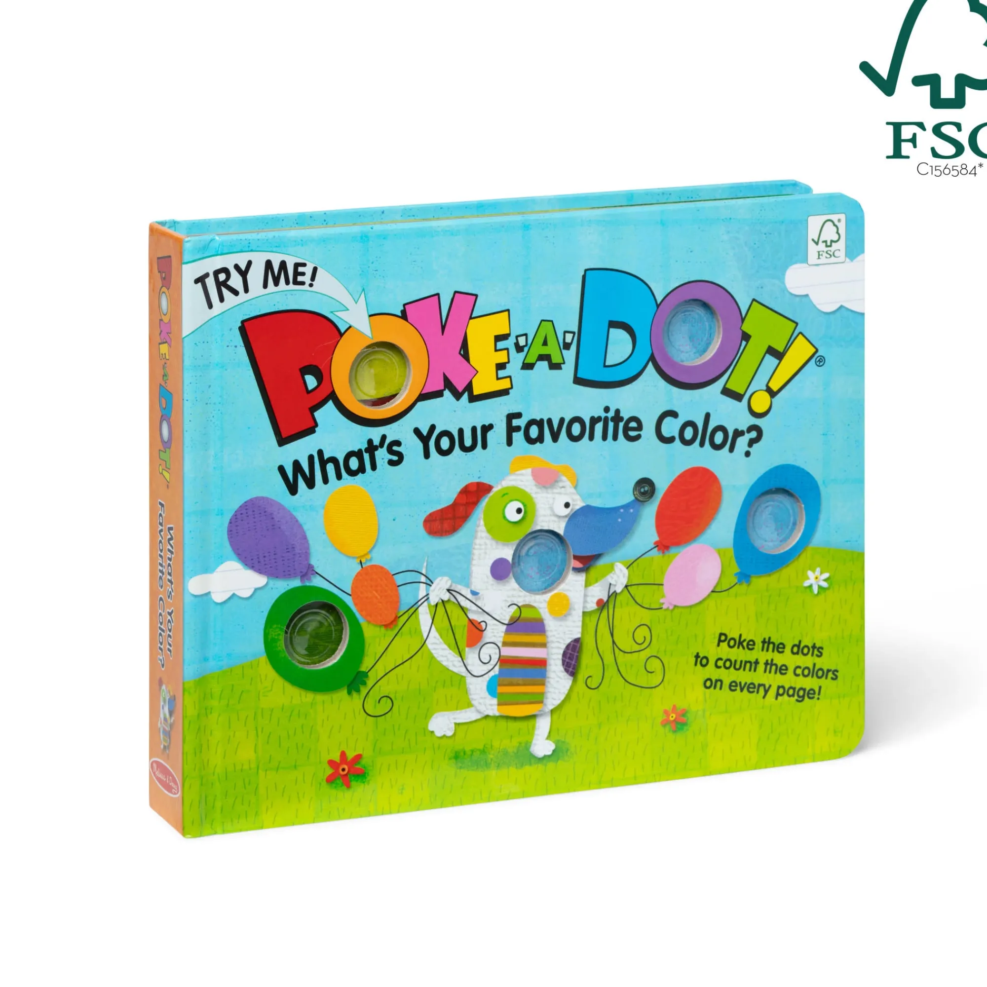 Poke-a-Dot: What’s Your Favorite Color? Board Book>Melissa & Doug Clearance