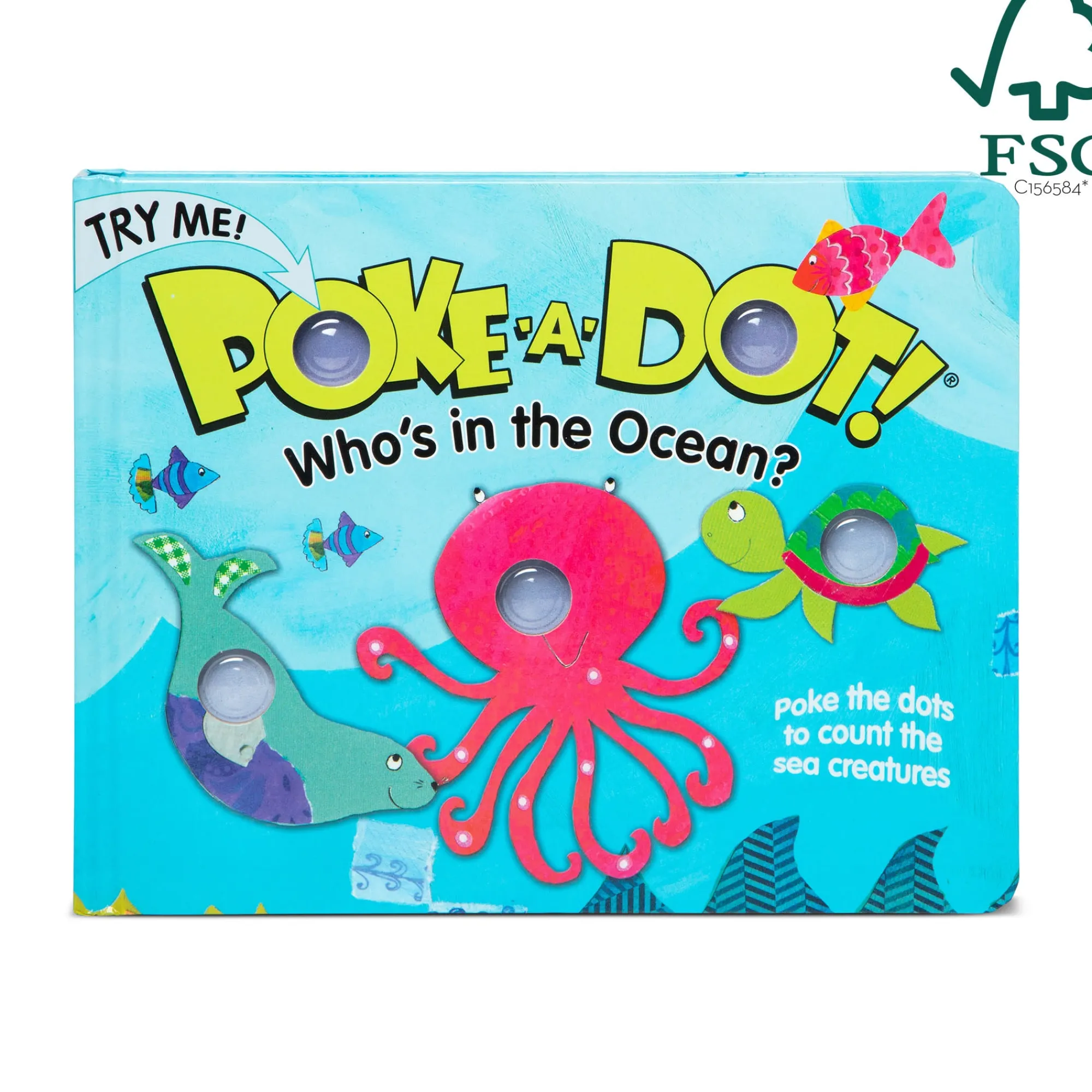 Poke-a-Dot: Who’s in the Ocean? Board Book>Melissa & Doug Best