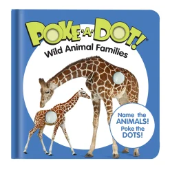 Poke-a-Dot: Wild Animal Families Board Book>Melissa & Doug Outlet