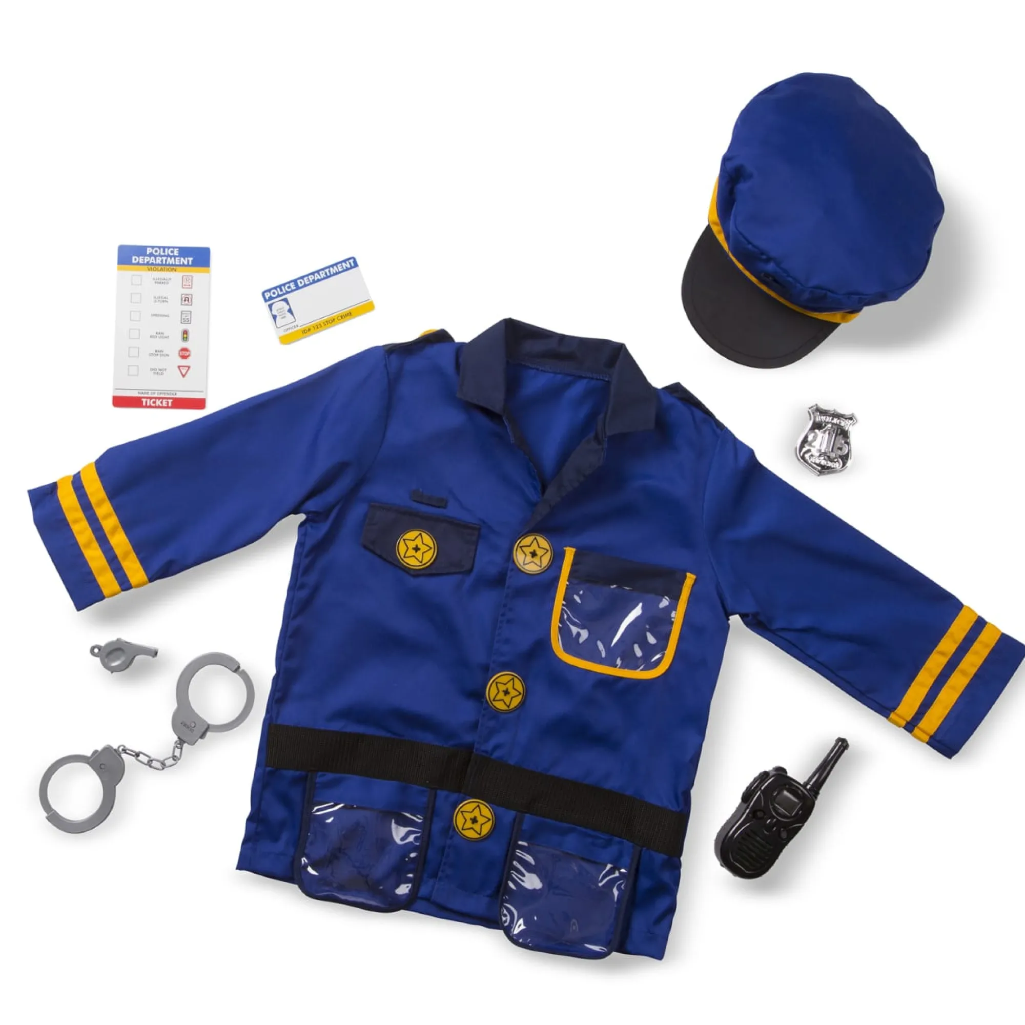 Police Officer Role Play Costume Set>Melissa & Doug Outlet