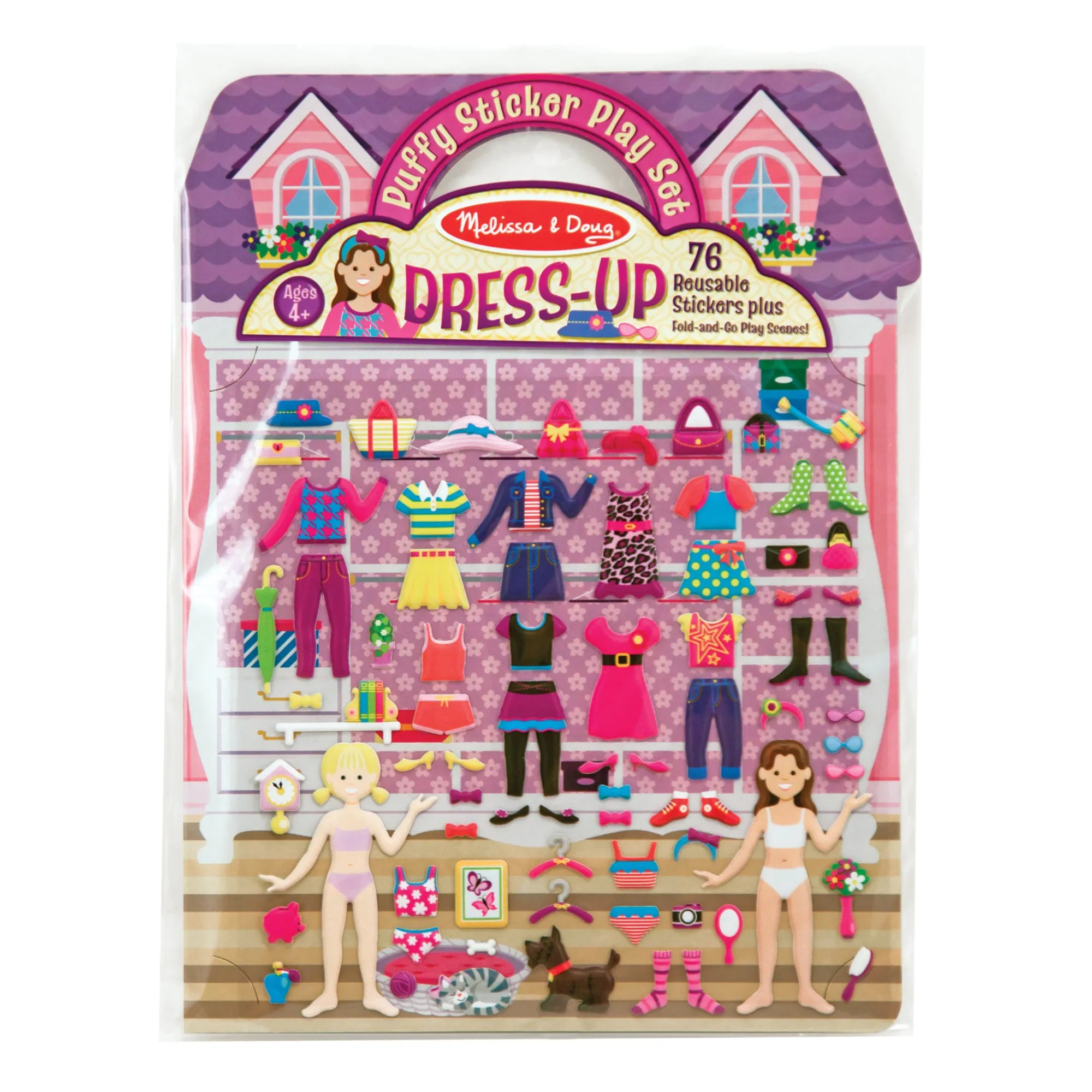 Puffy Sticker Activity Book - Dress-Up>Melissa & Doug Hot