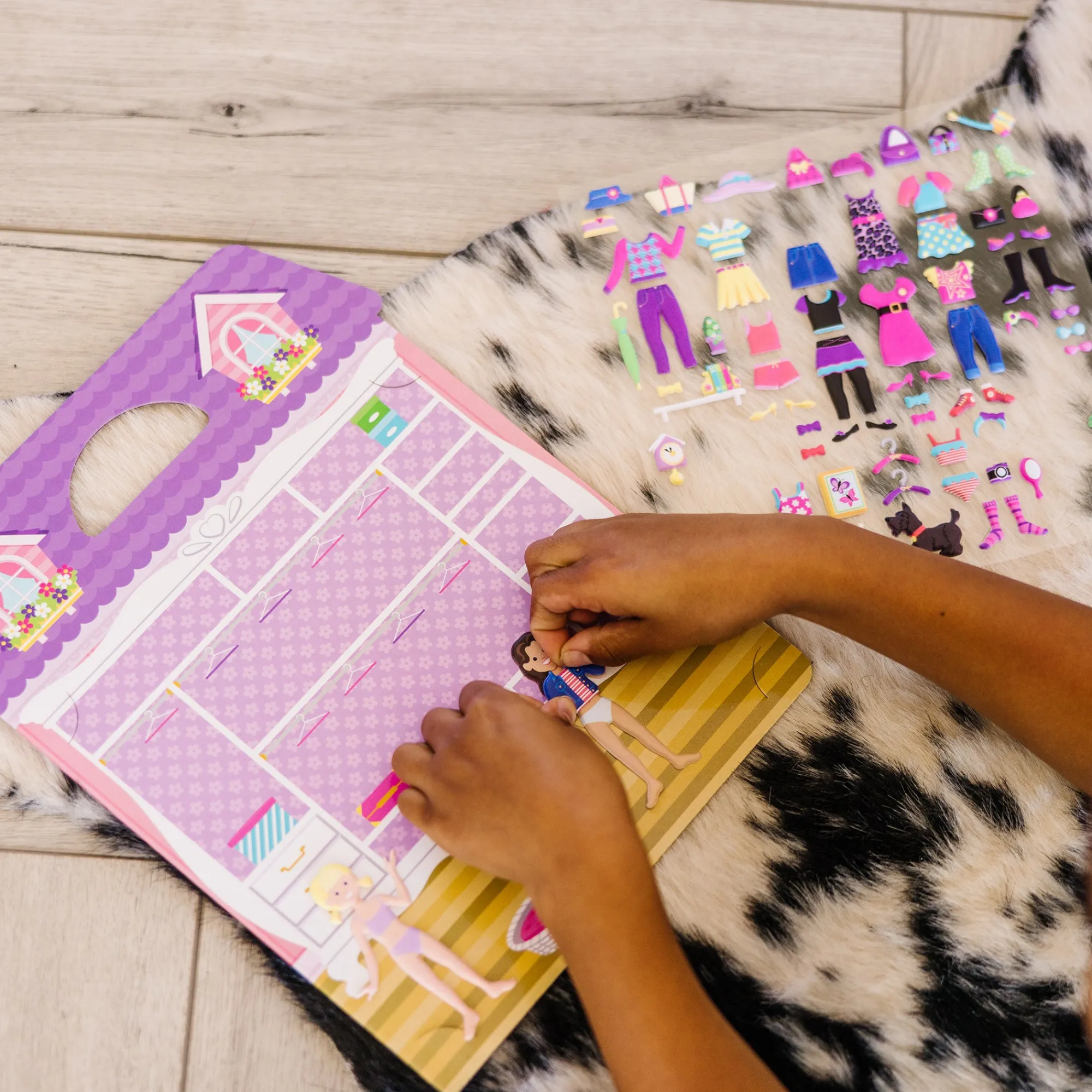 Puffy Sticker Activity Book - Dress-Up>Melissa & Doug Hot