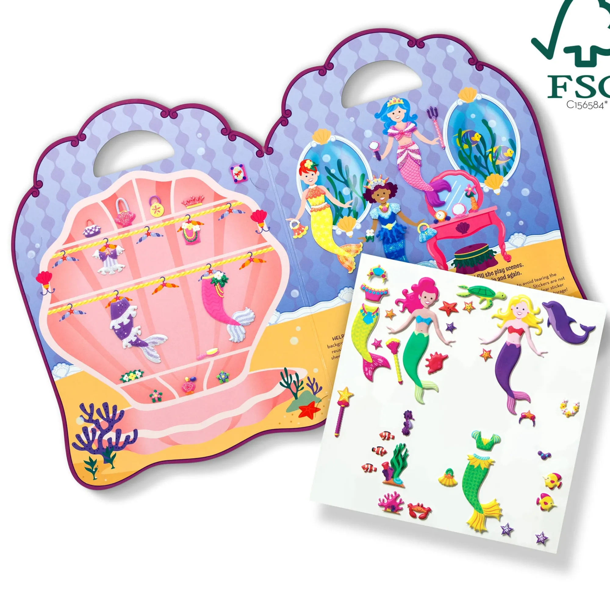 Puffy Sticker Play Set - Mermaid>Melissa & Doug Hot