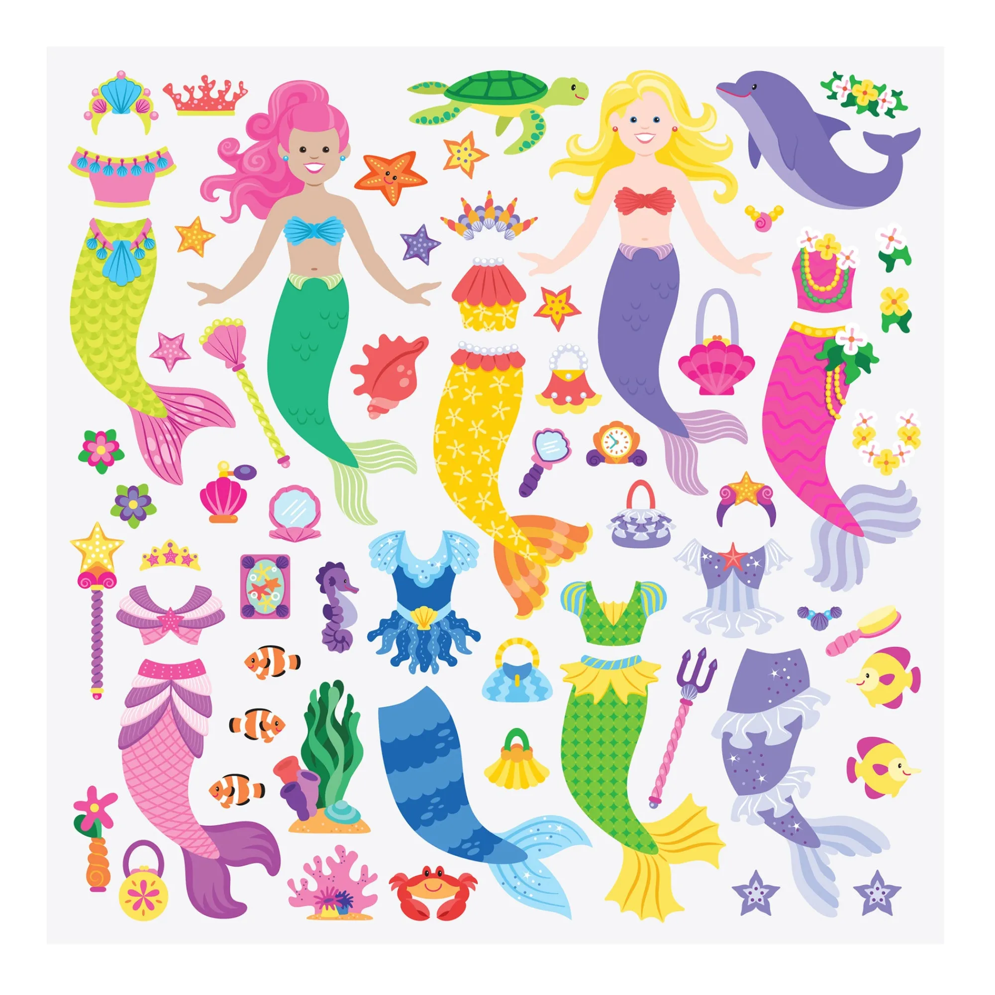Puffy Sticker Play Set - Mermaid>Melissa & Doug Hot