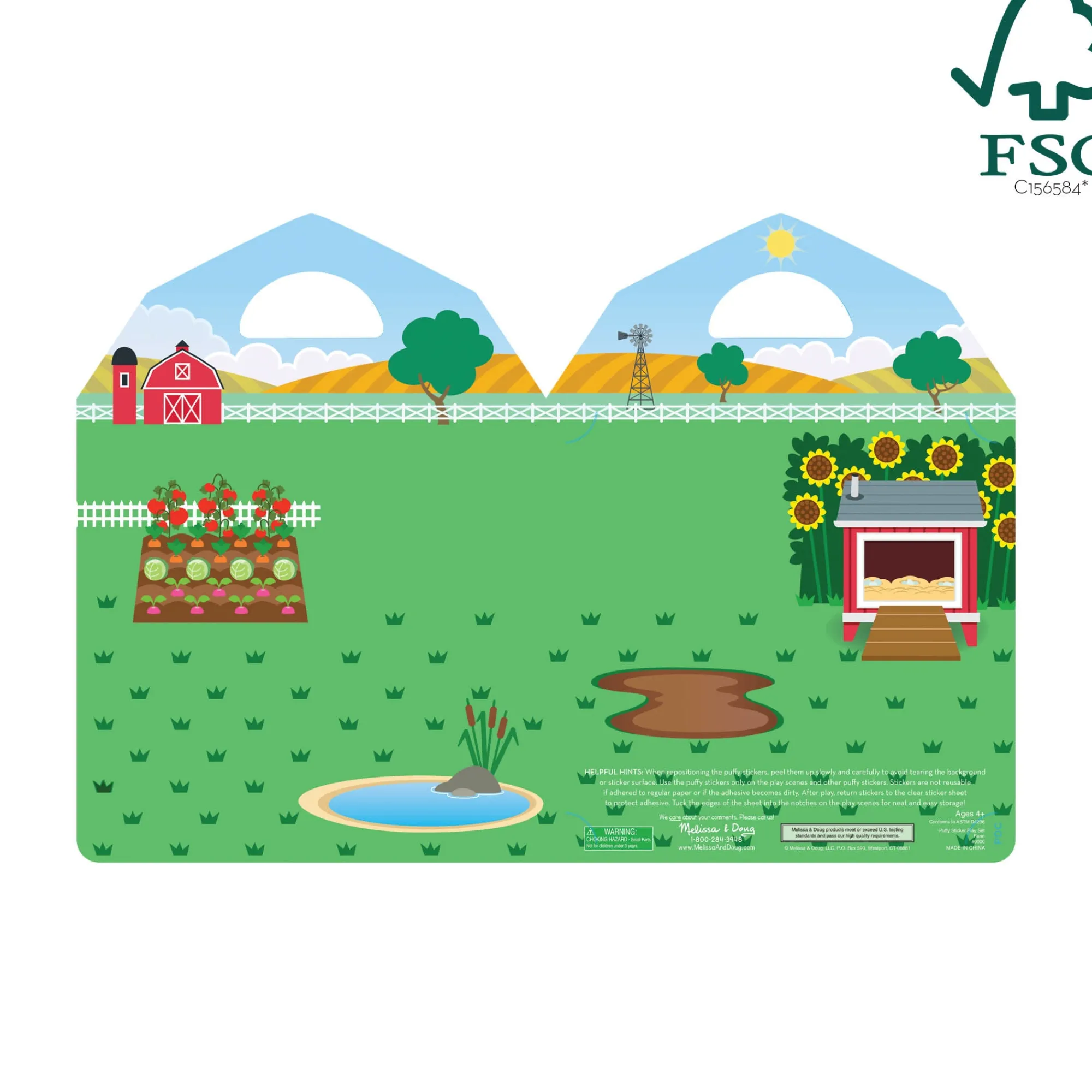 Puffy Sticker Play Set - On the Farm>Melissa & Doug Discount