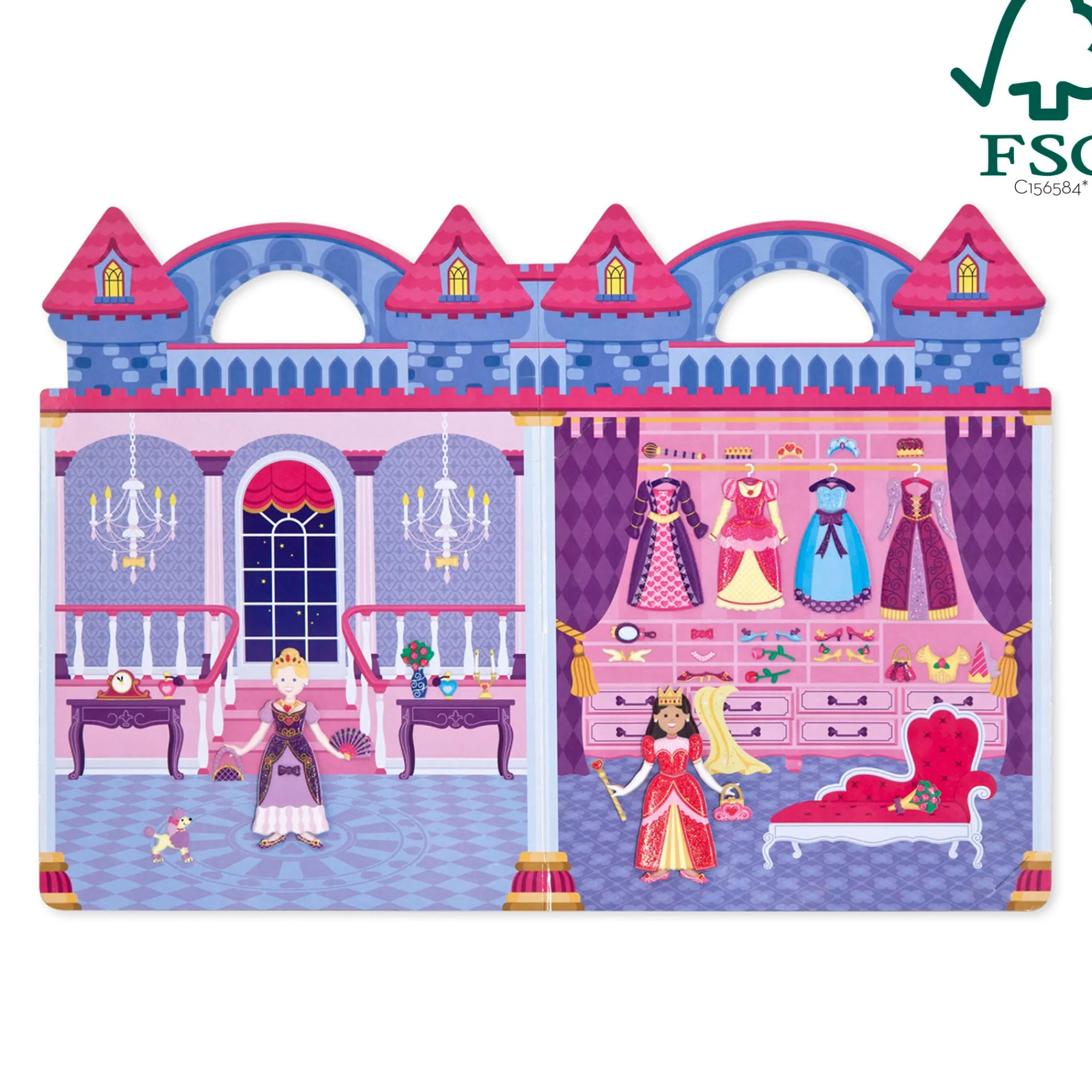 Puffy Sticker Play Set - Princess>Melissa & Doug Clearance
