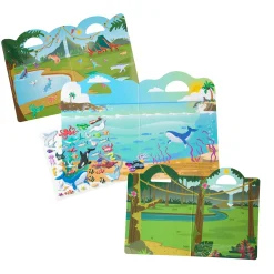 Puffy Sticker Play Set 3-Pack: Safari, Dinosaur, Ocean><noscript><img width=