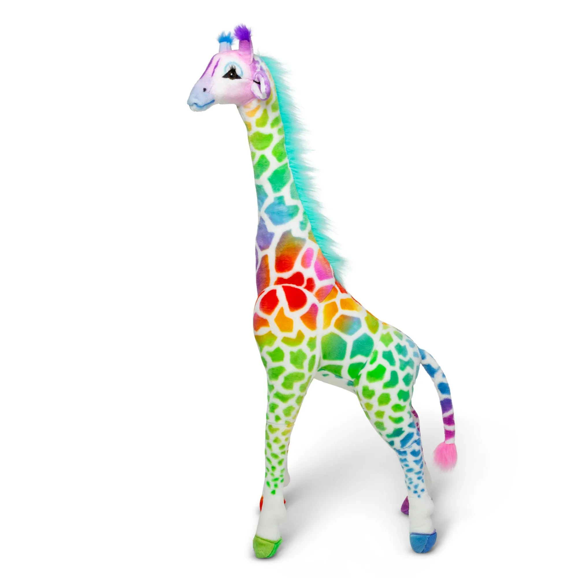 Rainbow Giraffe Lifelike Plush>Melissa & Doug Online