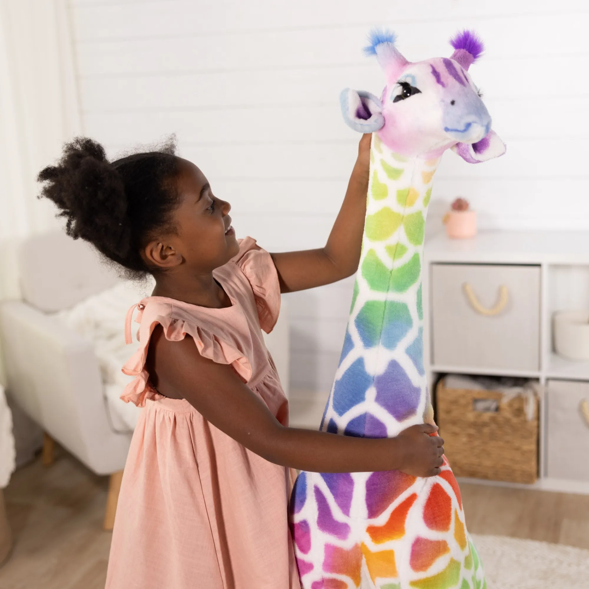 Rainbow Giraffe Lifelike Plush>Melissa & Doug Online