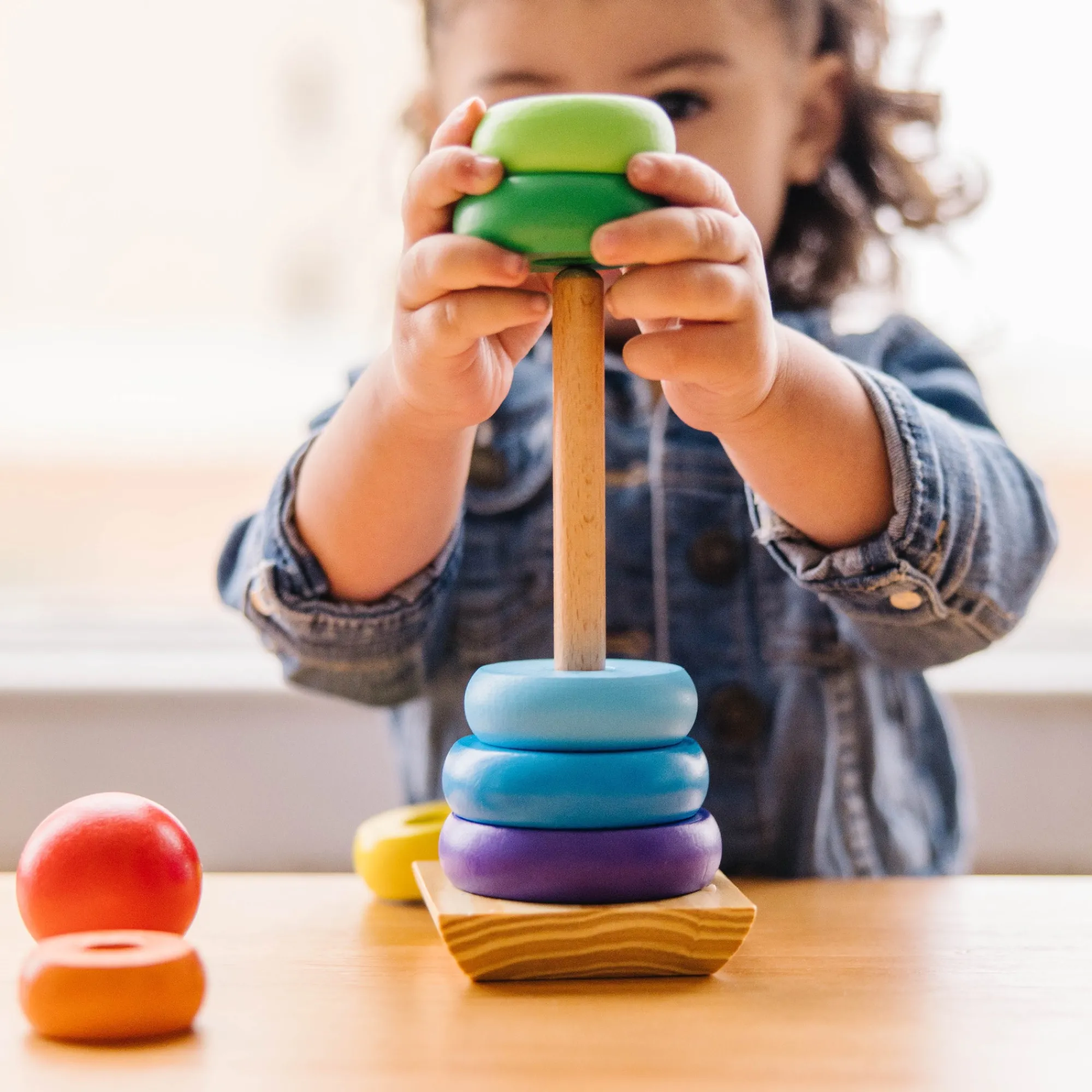 Rainbow Stacker>Melissa & Doug Sale