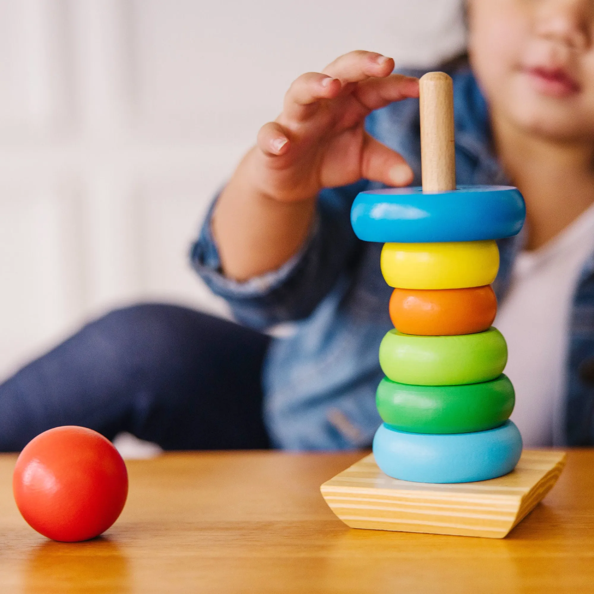 Rainbow Stacker>Melissa & Doug Sale