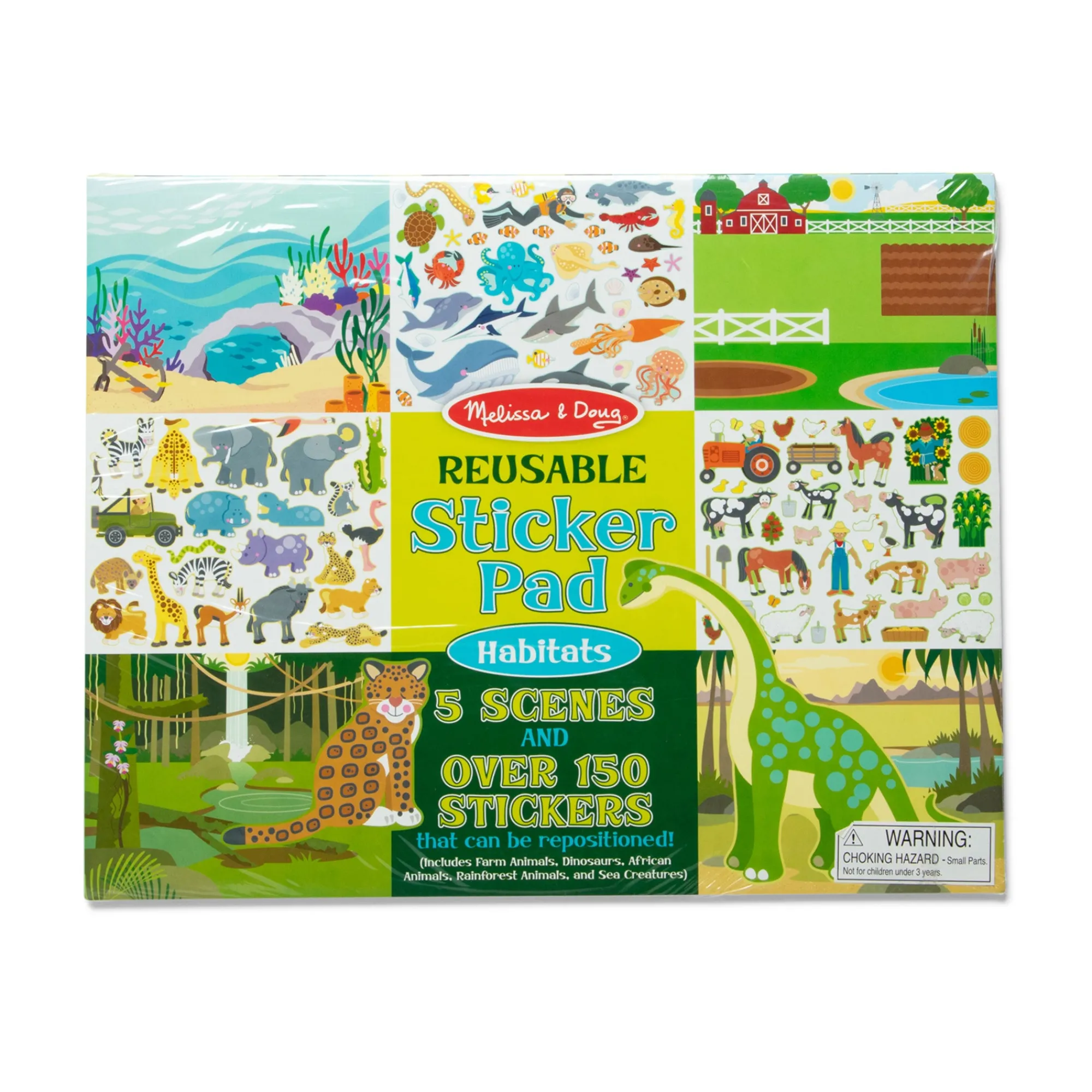 Reusable Sticker Pad - Habitats>Melissa & Doug