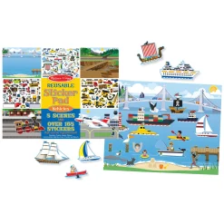 Reusable Sticker Pad - Vehicles>Melissa & Doug