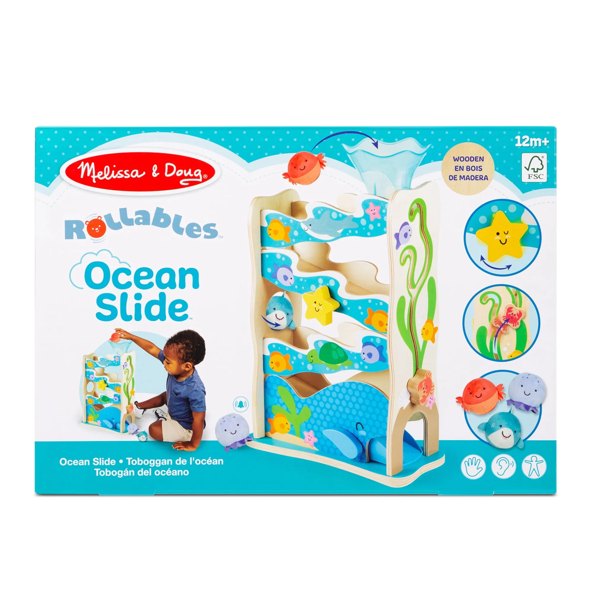 Rollables Wooden Ocean Slide>Melissa & Doug Sale