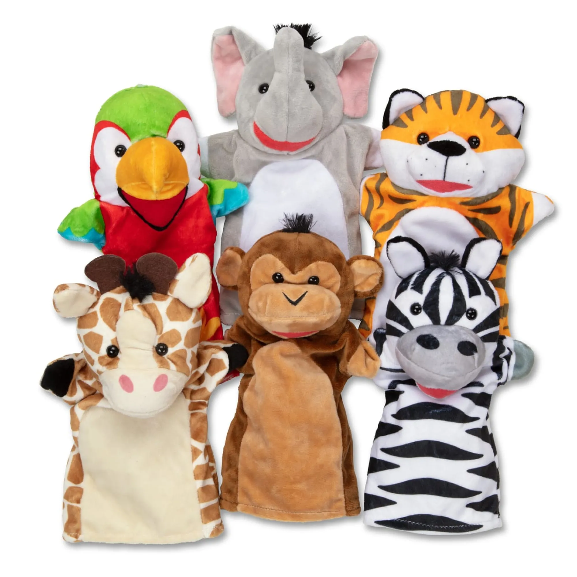 Safari Buddies Hand Puppets>Melissa & Doug Clearance