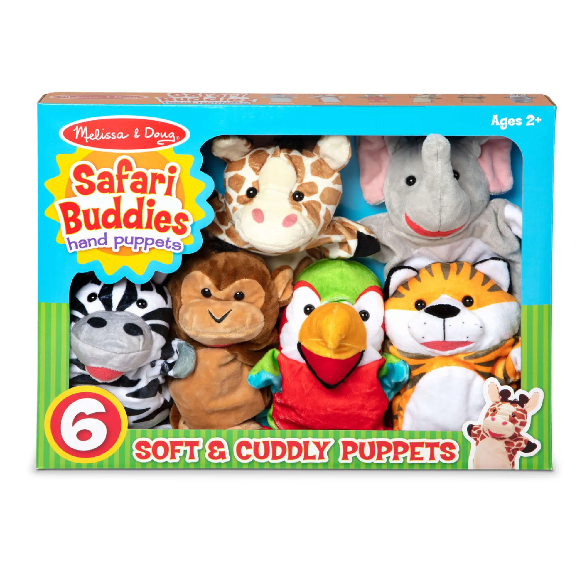 Safari Buddies Hand Puppets>Melissa & Doug Clearance