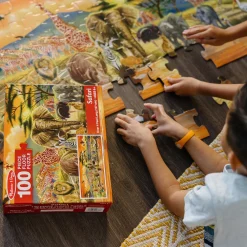 Safari Floor Puzzle - 100 Pieces>Melissa & Doug Sale