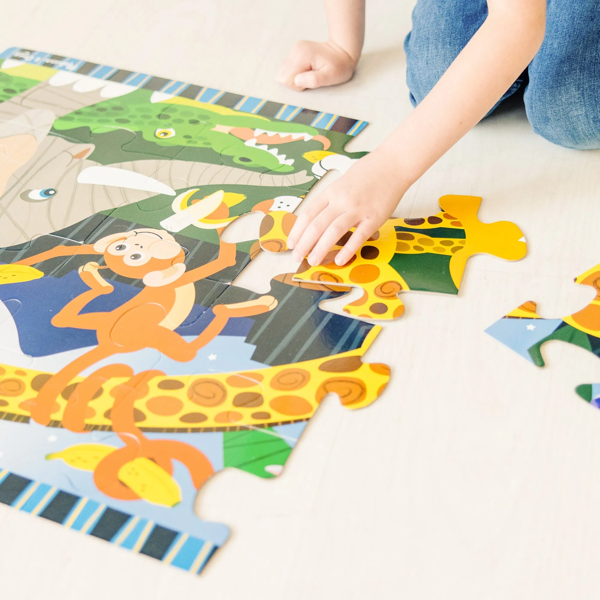 Safari Social Floor Puzzle - 24 Pieces>Melissa & Doug Clearance