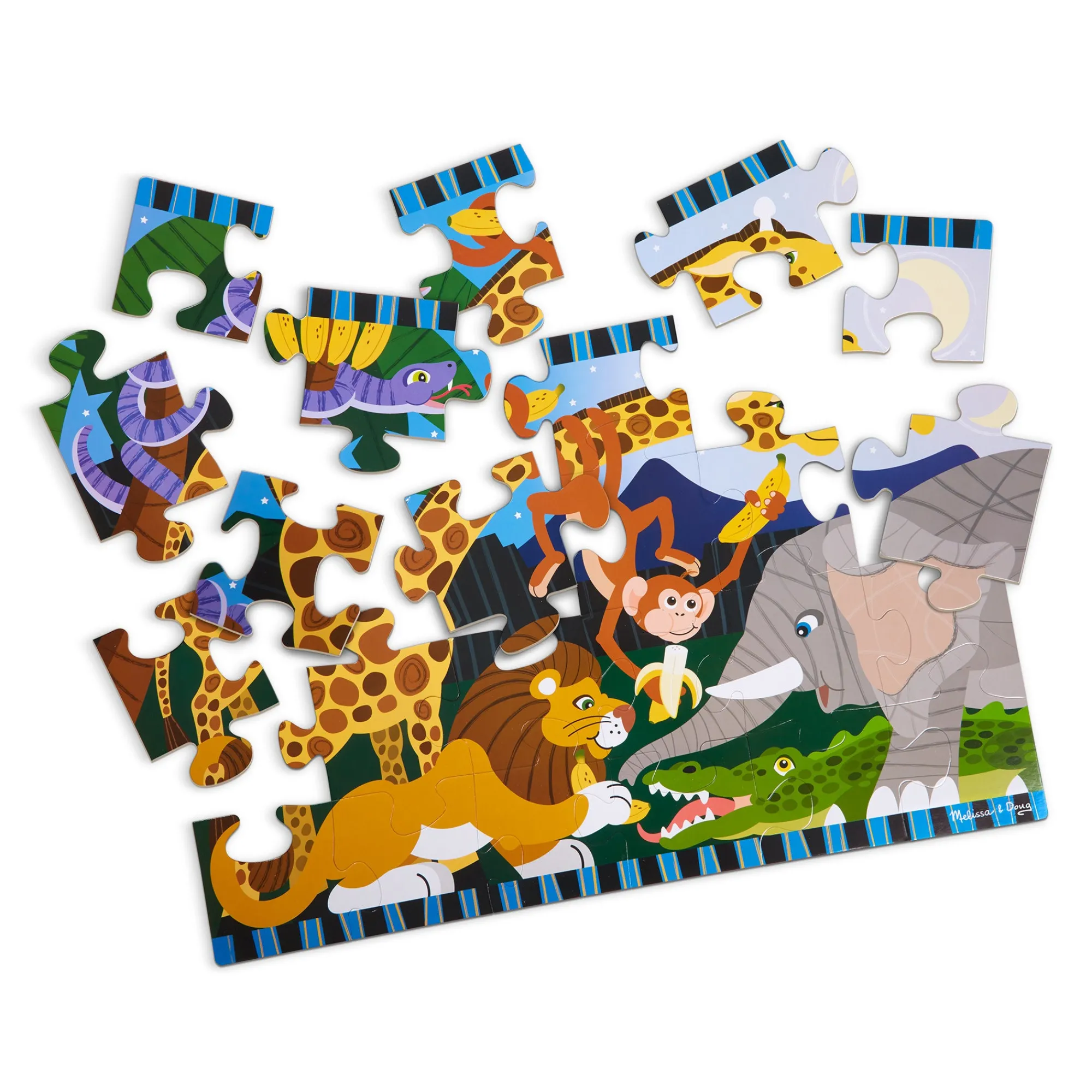 Safari Social Floor Puzzle - 24 Pieces>Melissa & Doug Clearance
