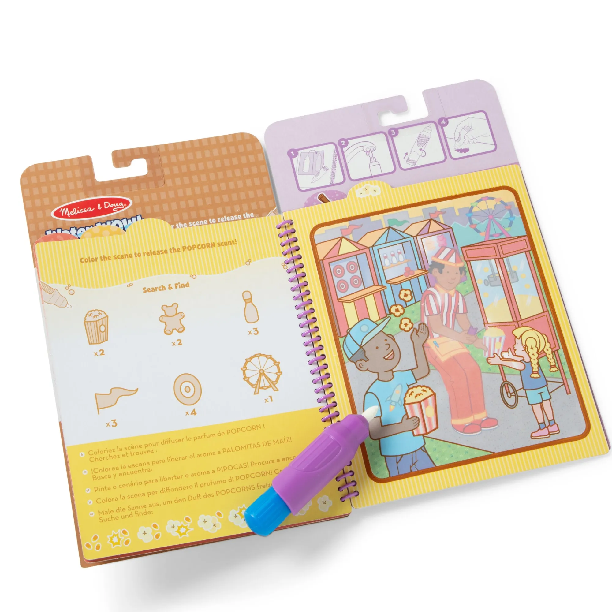 Scented Water WOW! Water-Reveal Pad - Treats>Melissa & Doug