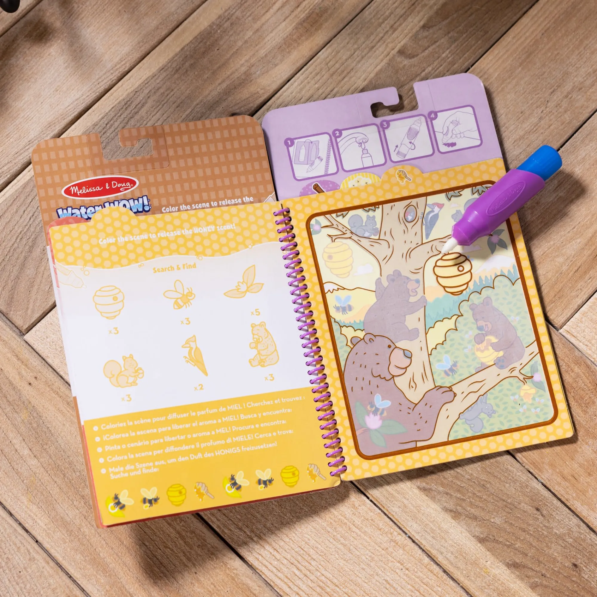 Scented Water WOW! Water-Reveal Pad - Treats>Melissa & Doug