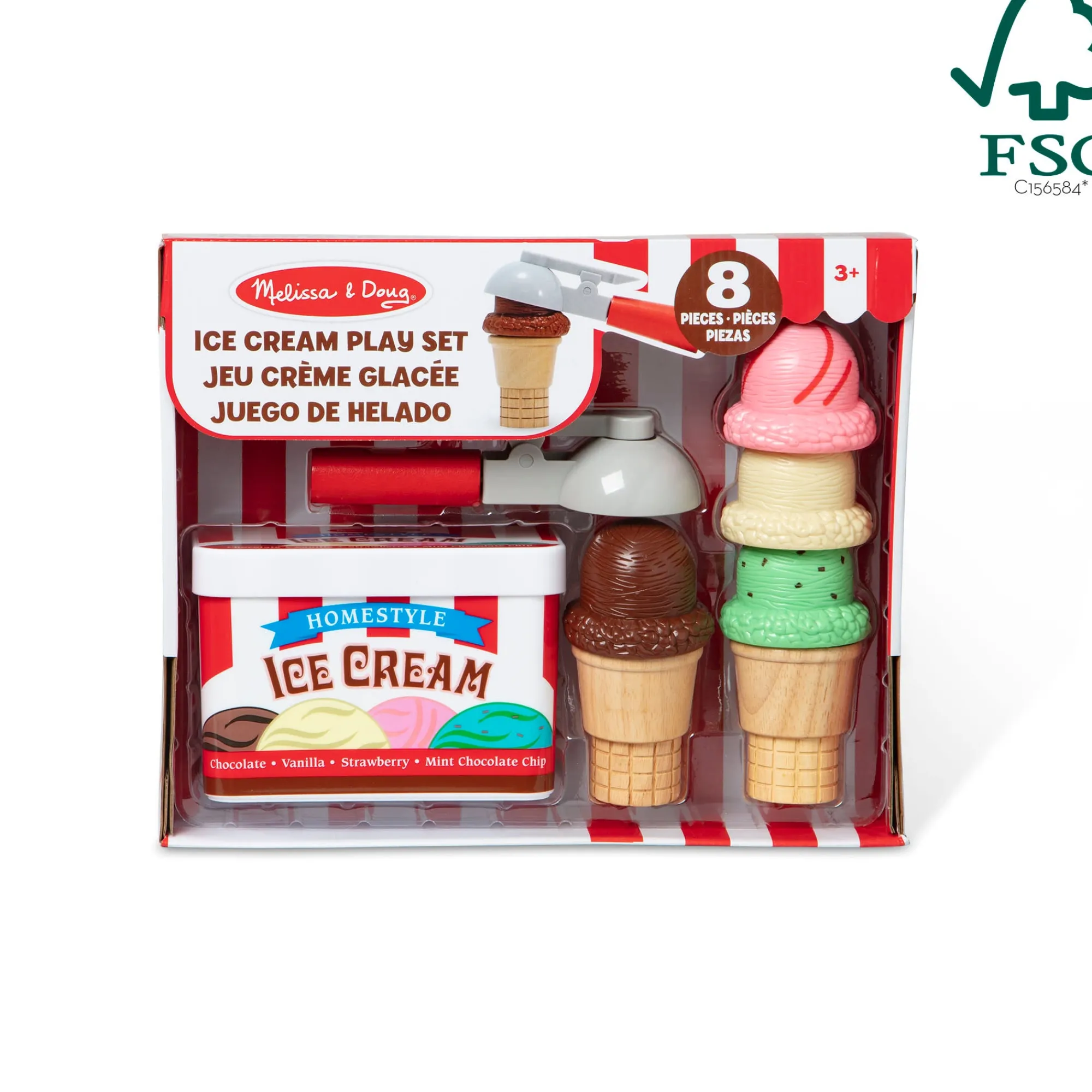 Scoop & Stack Ice Cream Cone Magnetic Play Set>Melissa & Doug Sale