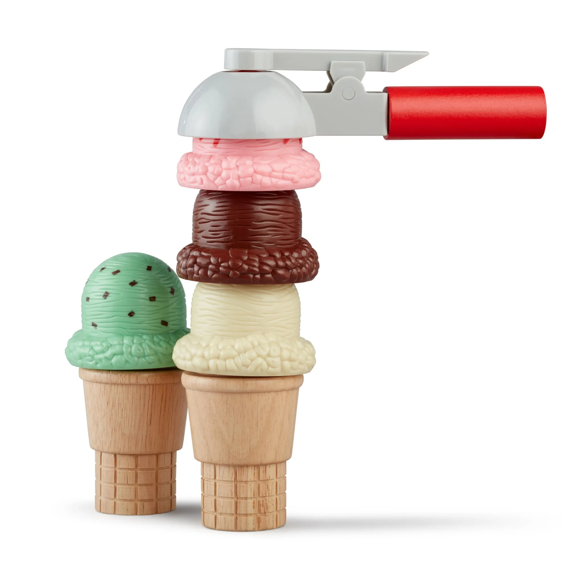 Scoop & Stack Ice Cream Cone Magnetic Play Set>Melissa & Doug Sale
