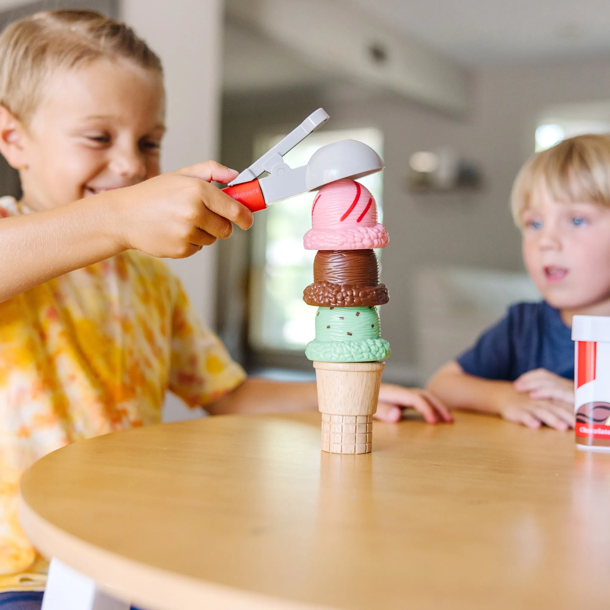 Scoop & Stack Ice Cream Cone Magnetic Play Set>Melissa & Doug Sale