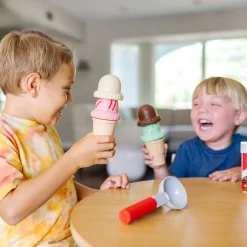 Scoop & Stack Ice Cream Cone Magnetic Play Set><noscript><img width=