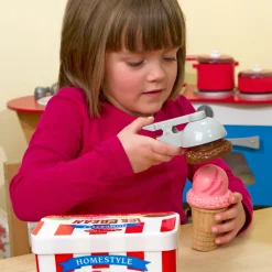 Scoop & Stack Ice Cream Cone Magnetic Play Set><noscript><img width=