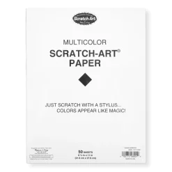 Scratch Art Paper Multicolor (50 sheets)>Melissa & Doug New