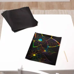 Scratch Art Paper Multicolor (50 sheets)><noscript><img width=
